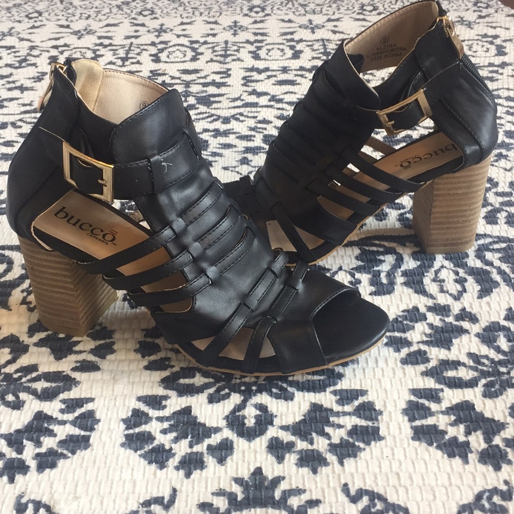Black cute booties